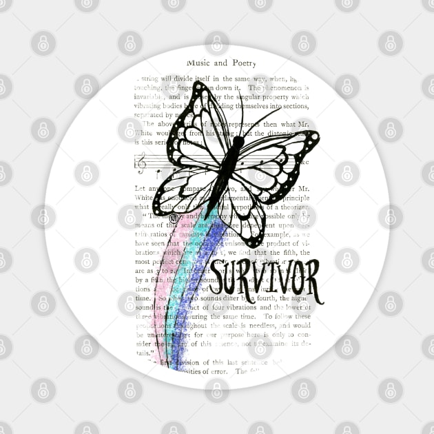 Survivor- color design Magnet by Polkadotdreamer